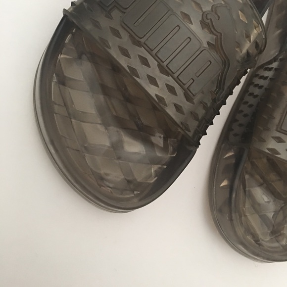 Fenty Puma by Rihanna Grey Spike Slides - Picture 2 of 7